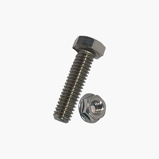 Roof Tech RT2-04-FBN25, Flange Bolt and Flange Nut, Bag Qty 100