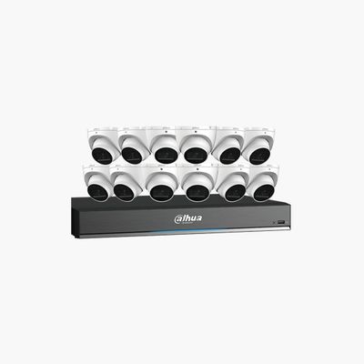 Dahua C868E124A HDCVI Security System, 13-Piece, 4K 16 Chanel Kit