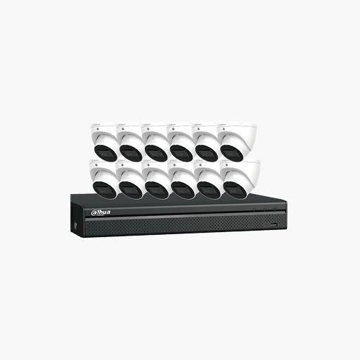 Dahua N464L124A Lite-Series E-VU Security System, 4TB 16 Chanel Kit