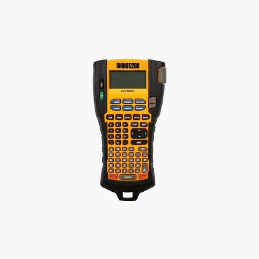 DYMO 1756589 Rhino 5200 Industrial Label Maker with Carry Case