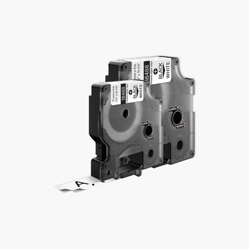 DYMO 18488 Rhino Flexible Nylon Label Tape, 1/2