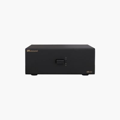 Russound AB-2.2 Table Top, Dual Source Speaker Selector, Black