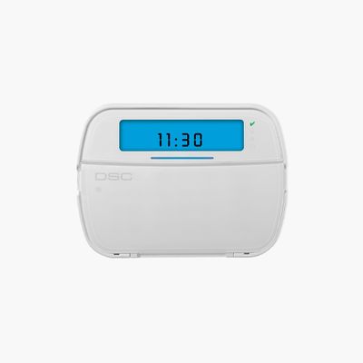 DSC HS2ICN PoweSeries128-Zone Icon Hardwired Keypad, Blue LCD