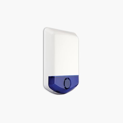 DSC WT4911B 2 Way Wireless Outdoor Siren with Blue Strobe
