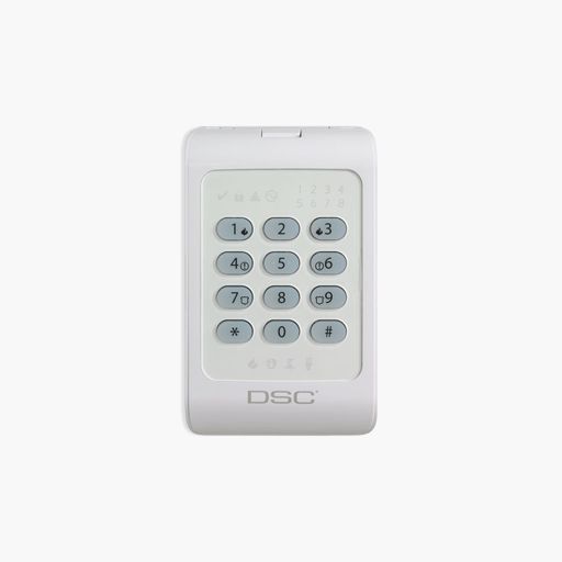 DSC PC1404RKZ Control Panel, Yellow Backlight Keypad Multilanguage