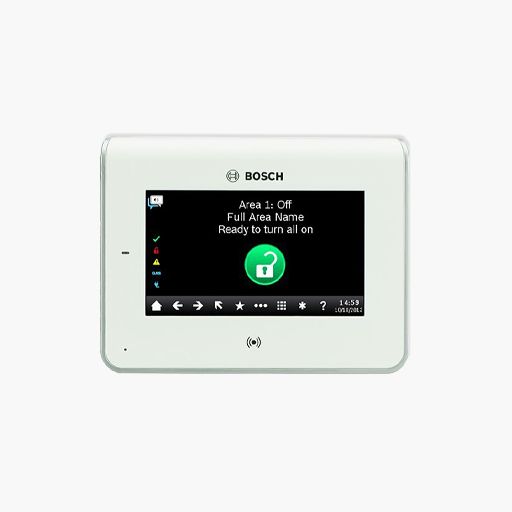 Bosch B942W Touchscreen Intrusion LCD Keypad, White