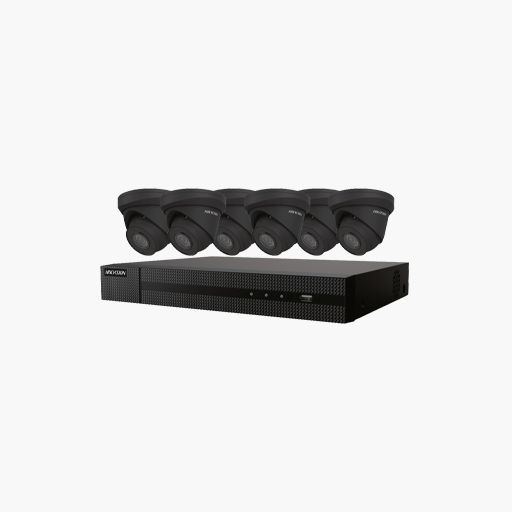 Hikvision EKI-K82T46B Value Express 7-Piece Kit, Black