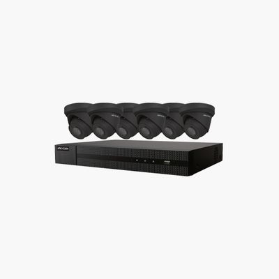 Hikvision EKI-K82T46B Value Express 7-Piece Kit, Black