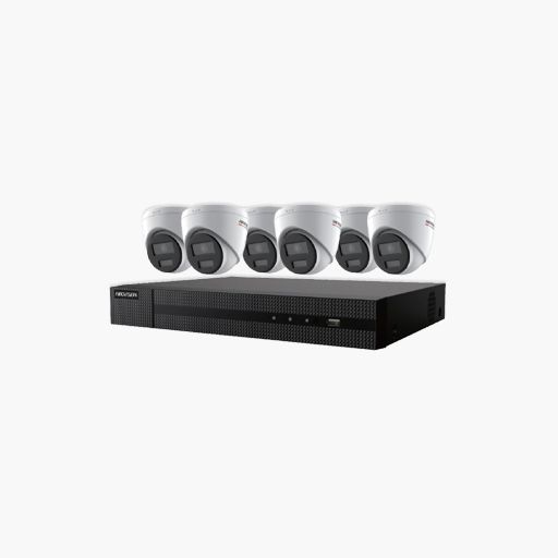 Hikvision EKI-K82T46C ColorVu 7-Piece Kit, White