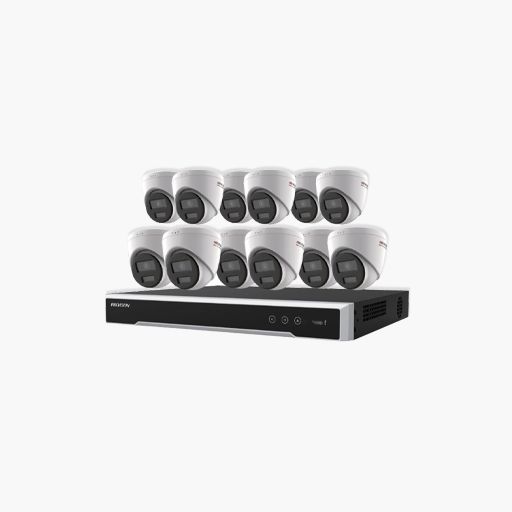 Hikvision EKI-K164T412C Value Express Series ColorVu 13-Piece IP Kit