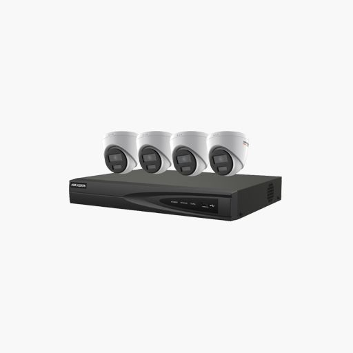 Hikvision EKI-K41T44C Value Express Series ColorVu 5-Piece IP Kit
