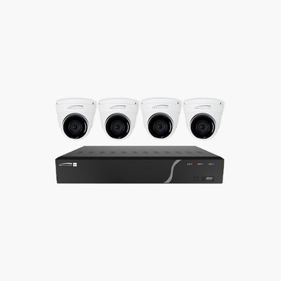 Speco ZIP44T2 4-Channel NVR Surveillance Kit with 4x5MP IP, 1TB