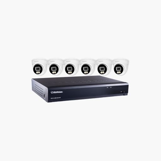 GeoVision Bundle Kit UA-XVL810 USAVision 8-Channel NVR 2TB