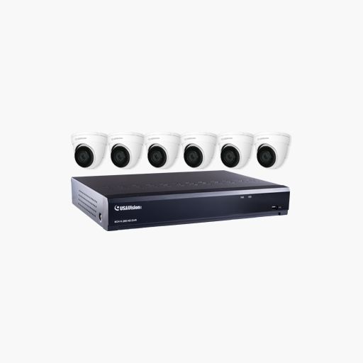 GeoVision Bundle Kit, UA-XVL810 USAVision 8-Channel NVR, 2TB HDD