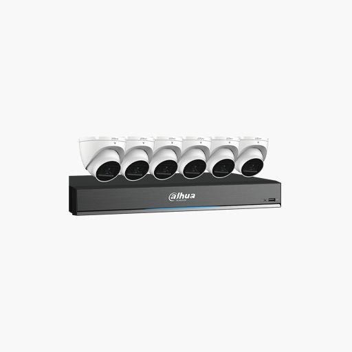 Dahua C888E64A HDCVI Security System, 7-Piece