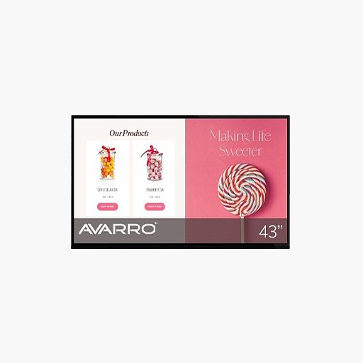 AVARRO V2-P43ES 43" Pro E Series 4K Ultra HD LED Commercial Display