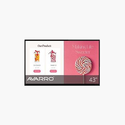 AVARRO V2-P43ES 43" Pro E Series 4K Ultra HD LED Commercial Display