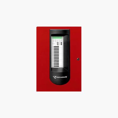 Kidde FX-10R 10 Zone Fire Alarm Control Panel, Red