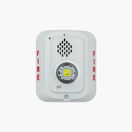 System Sensor P2WLED-B 2-Wire Bilingual Horn Strobe, Wall, White