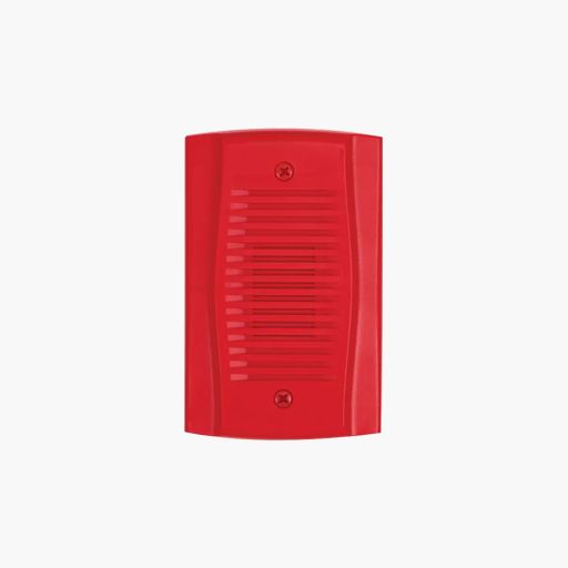 System Sensor MHRA Mini Horn with Selectable Tone, Red