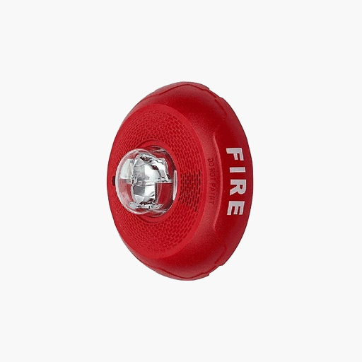 System Sensor SCRLED Series Ceiling Mount Strobe with LED, Red