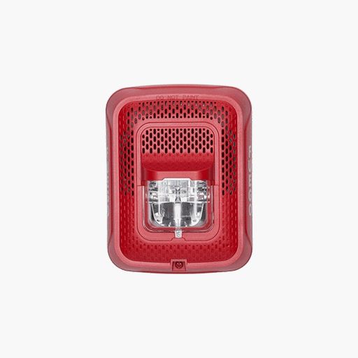 System Sensor SPSRLA L-Series Speaker Strobe, Bilingual, Red