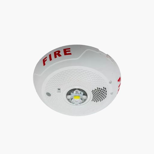 System Sensor SCWLED-P Plain Strobe, Ceiling, White