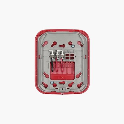 Fire-Lite WAV-RL Swift AV Base Wall Heat Detector, Red