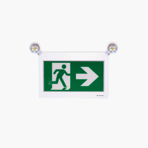 Mircom ELRM-180-2RC LED Running Man Sign with Twin Spot LED