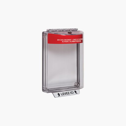 STI 13020FR Universal Stopper Dome Cover Flush Mount, Fire Label