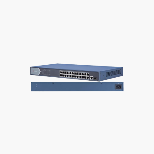 Hikvision DS-3E0526P-E 24-Port Unmanaged Gigabit PoE Switch