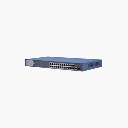 Hikvision DS-3E0526P-E 24-Port Unmanaged Gigabit PoE Switch