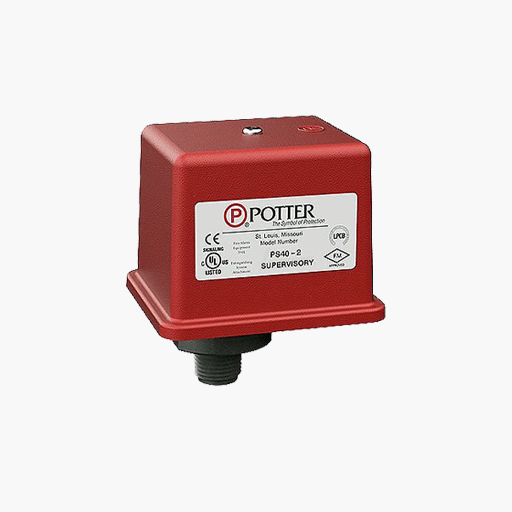 Potter PS40-1 PS40 Series Supervisory Pressure Switch for Dry Valves