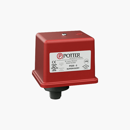 Potter PS25-2 PS25 Series Low/High Supervisory Pressure Switch