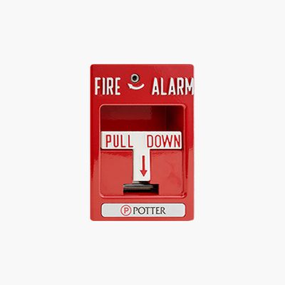 Potter RMS-6T-EXP-WP-LP Explosion Proof Pull Station, Red