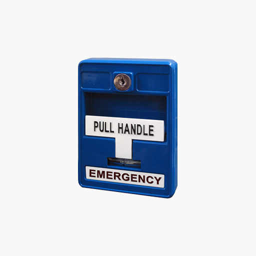 Mircom MS-703U Single Action Emergency Manual Station, Blue
