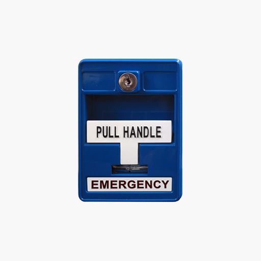 Mircom MS-703U Single Action Emergency Manual Station, Blue