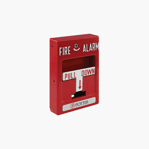 Potter RMS-1T-WP Weather Proof Single Action Pull Station