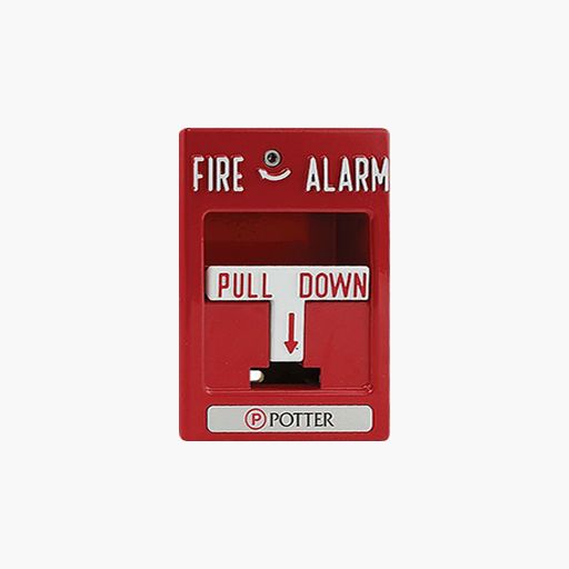 Potter RMS-1T-WP Weather Proof Single Action Pull Station