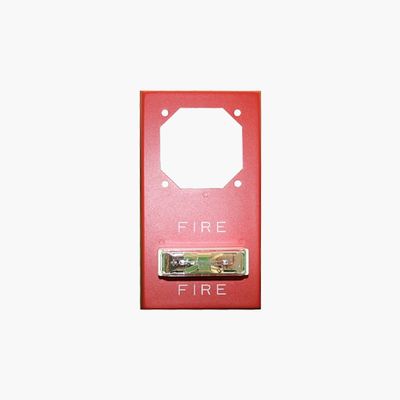 Eaton RSSP-24MCW-FR RSS Strobe Plate, Xenon, Wall, FIRE Lettering