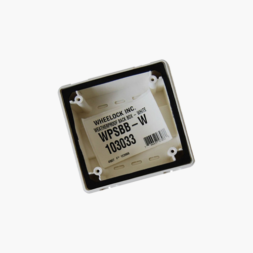 Eaton WPSBB-W Backbox for Series RSSWP, Weatherproof, White