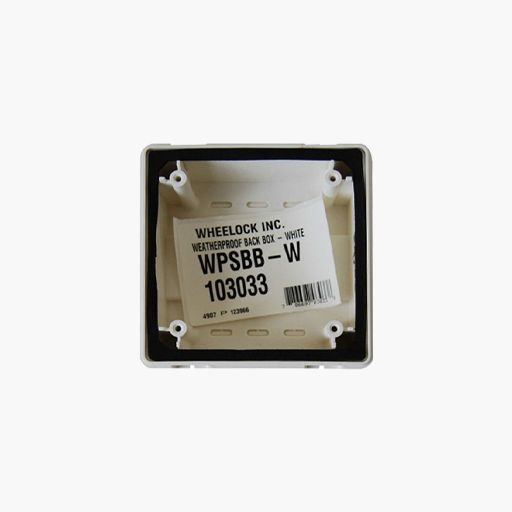 Eaton WPSBB-W Backbox for Series RSSWP, Weatherproof, White