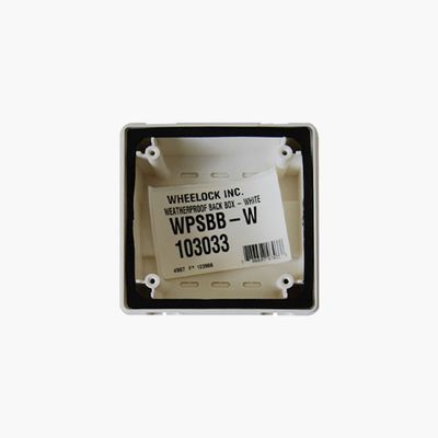 Eaton WPSBB-W Backbox for Series RSSWP, Weatherproof, White