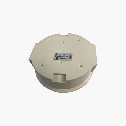 Eaton ESBCW Wheelock Exceder Series Ceiling Mount Back Box, White