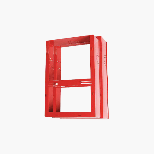 Edwards Signaling WG4RTS Genesis WG4 Series Surface Skirt, Red