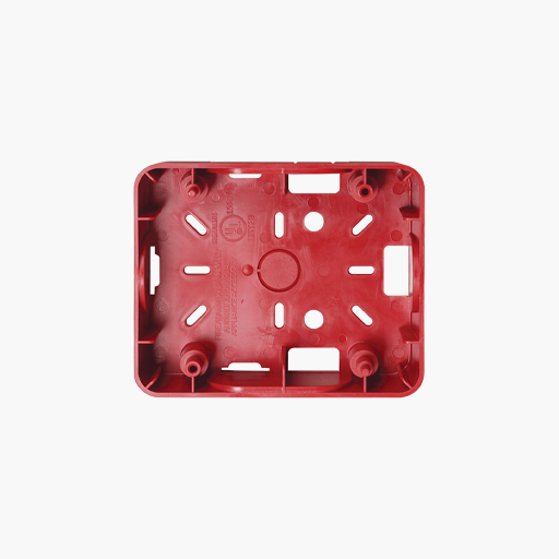 Gentex GSB-R Surface Back Box for GE Series, Red Faceplate