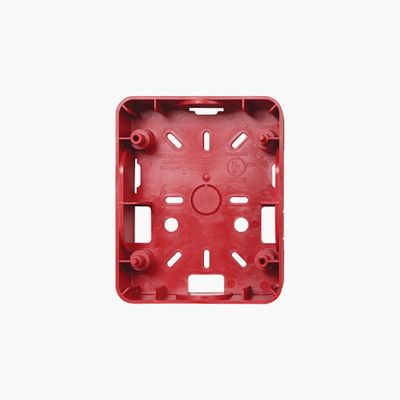 Gentex GSB-R Surface Back Box for GE Series, Red Faceplate