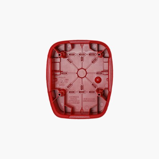 Gentex GHLFBBR Surface Squared Back-Box for GE Series, Red