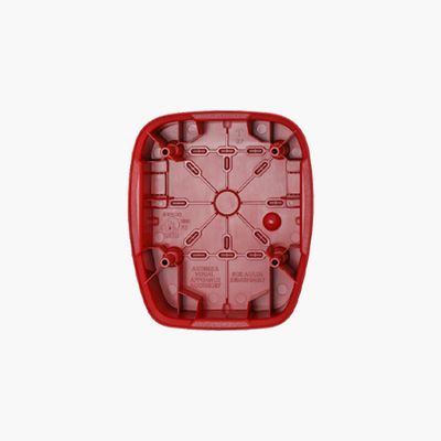 Gentex GHLFBBR Surface Squared Back-Box for GE Series, Red