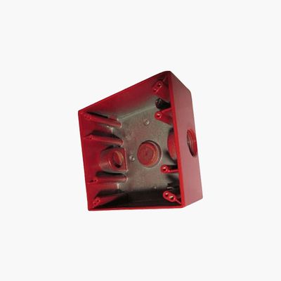 Kidde 74347U Outdoor-Rated Surface-Mount Backbox Red